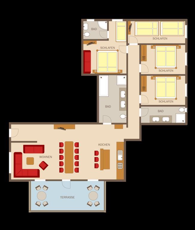 Ferienanlage Hechenbergerhof Bichlbach Zimmer foto